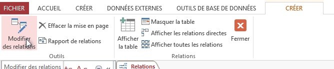 Gérer les relations et les clés