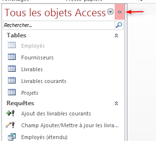 Créer une base de données Access