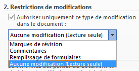 Activer le suivi des modifications