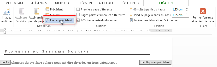 Mise en page et formatage avancé