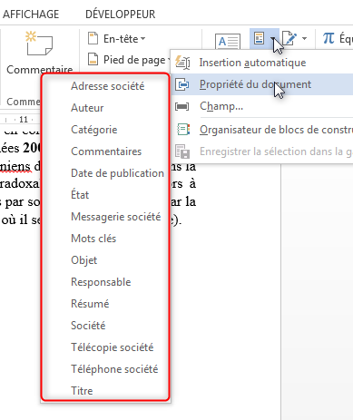 Mise en page et formatage avancé