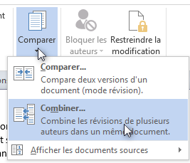 Activer le suivi des modifications