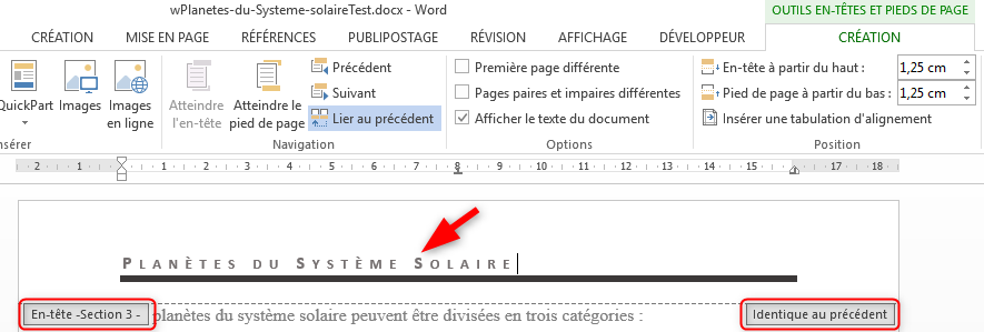 Mise en page et formatage avancé