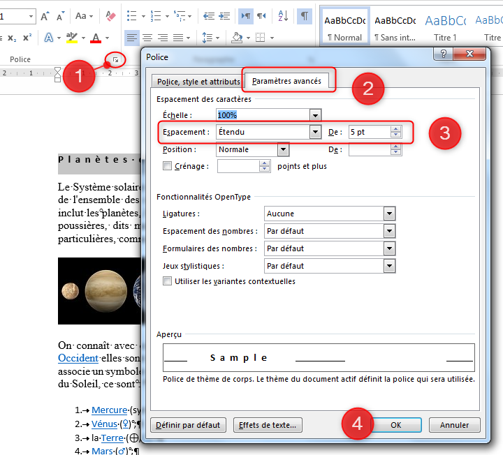 Mise en page et formatage avancé