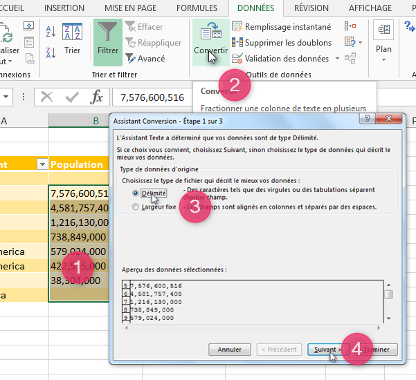 Excel, Accessibilité et Internationalisation