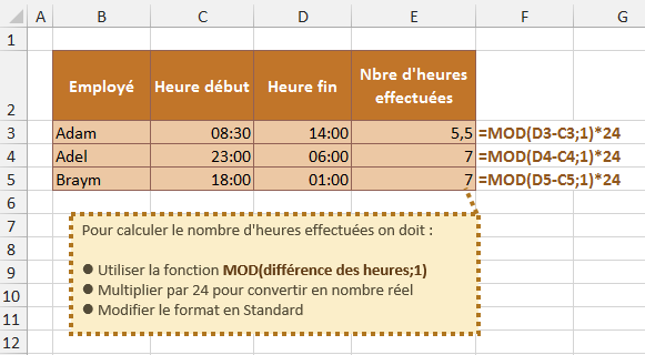 Excel, Les Dates et les Heures