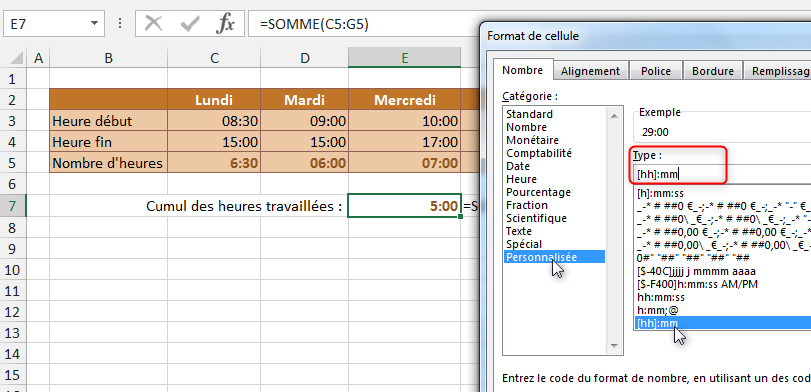 Excel, Les Dates et les Heures