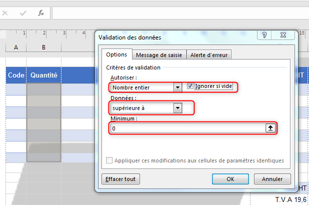 Formater feuilles et classeurs