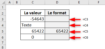 Excel, Créer un format numérique personnalisé.