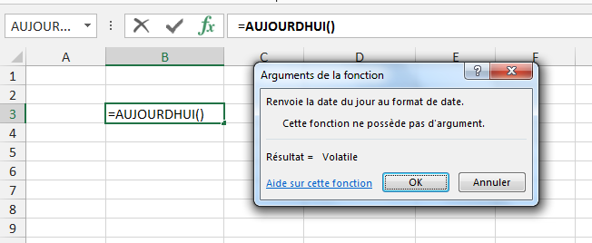 Excel, Les Dates et les Heures