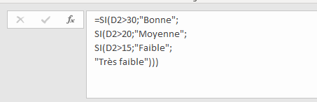 Les fonctions conditionnelles Excel