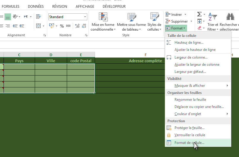 Partager un classeur et suivre les modifications