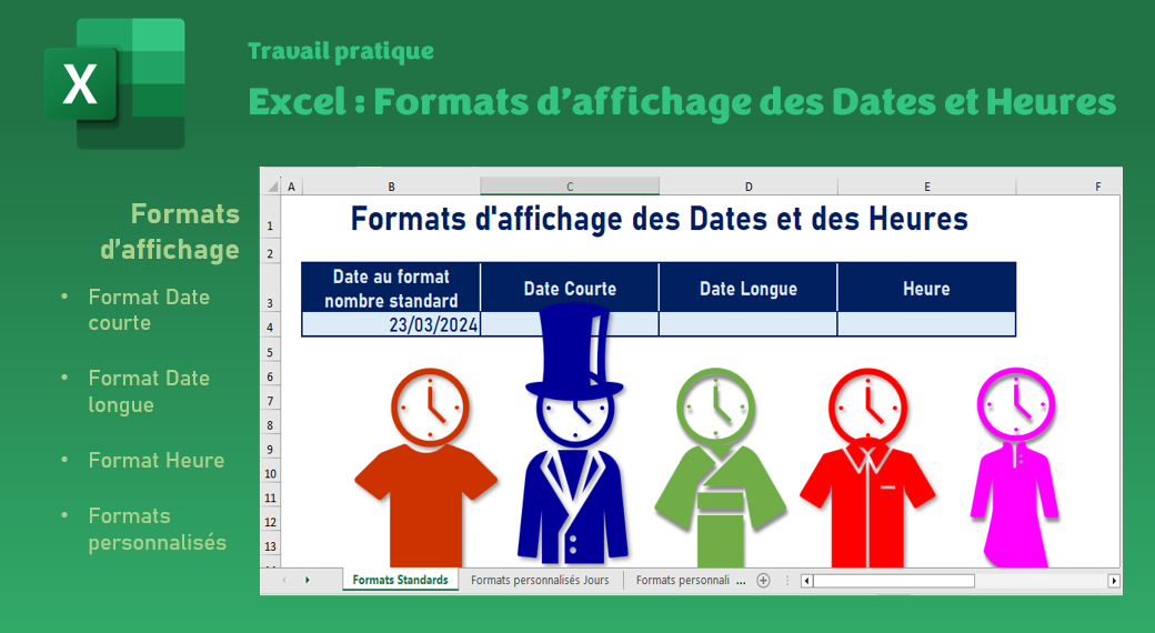 Excel, Les Dates et les Heures