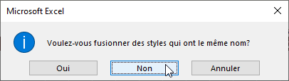 Excel, Copier un style de cellule