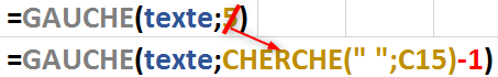 Les fonctions Textes Excel