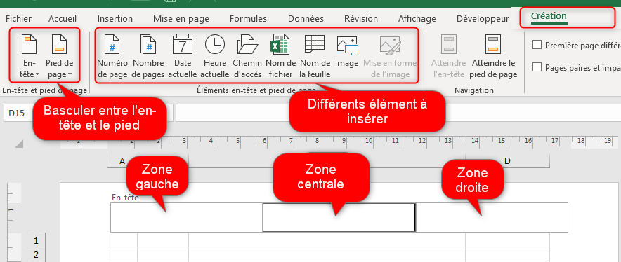 Formater feuilles et classeurs