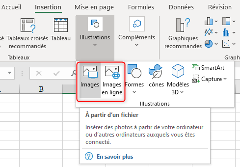 Insertion et formatage d'objets