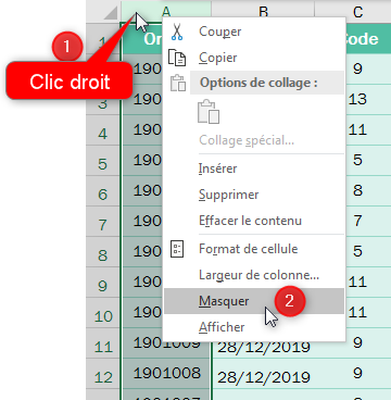 Personnaliser les options et les vues