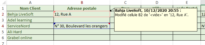 Partager un classeur et suivre les modifications