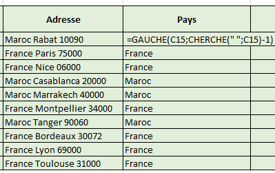 Les fonctions Textes Excel