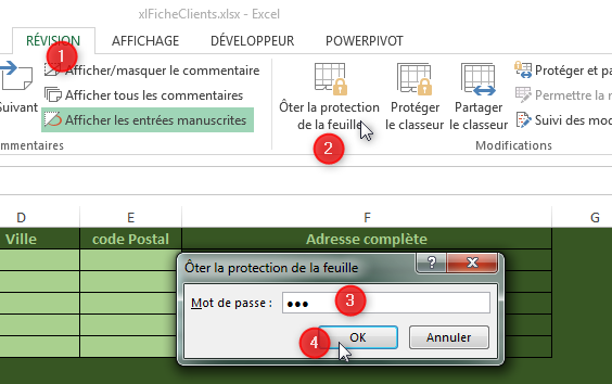 Partager un classeur et suivre les modifications