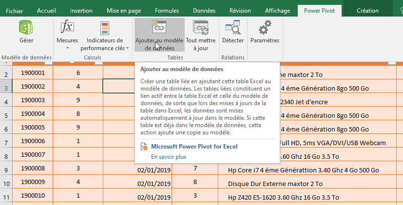 Excel, les Tableaux croisés dynamiques et Power Pivot