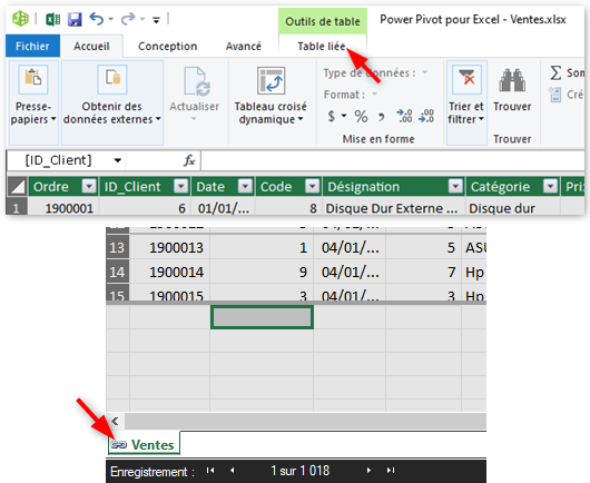 Excel, les Tableaux croisés dynamiques et Power Pivot