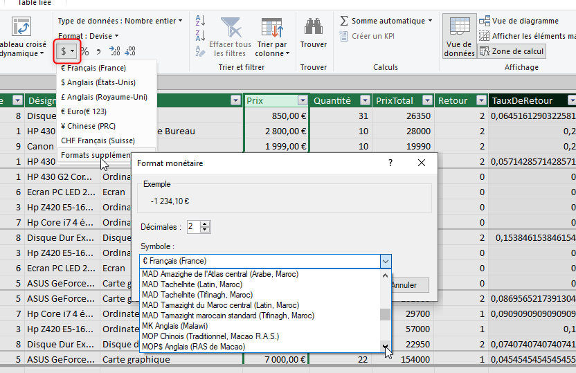 Excel, les Tableaux croisés dynamiques et Power Pivot