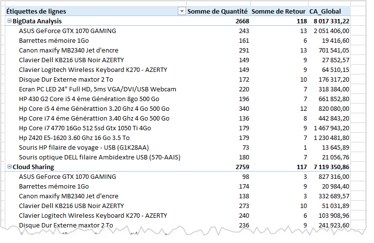 Excel, les Tableaux croisés dynamiques et Power Pivot