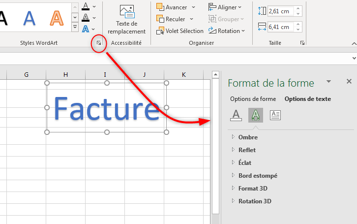 Formater le contenu d'une feuille Excel