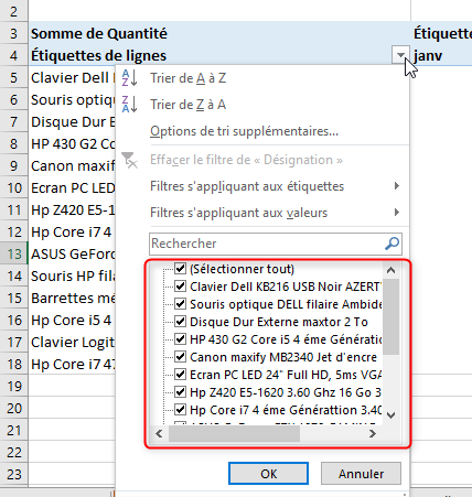 Excel, les Tableaux croisés dynamiques et Power Pivot