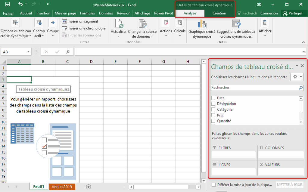 Excel, les Tableaux croisés dynamiques et Power Pivot