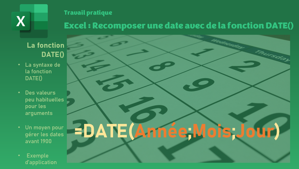 Excel, Les Dates et les Heures