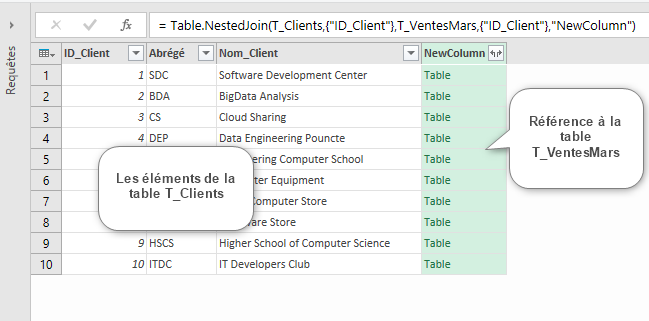 Excel, Editeur de requête Power Query